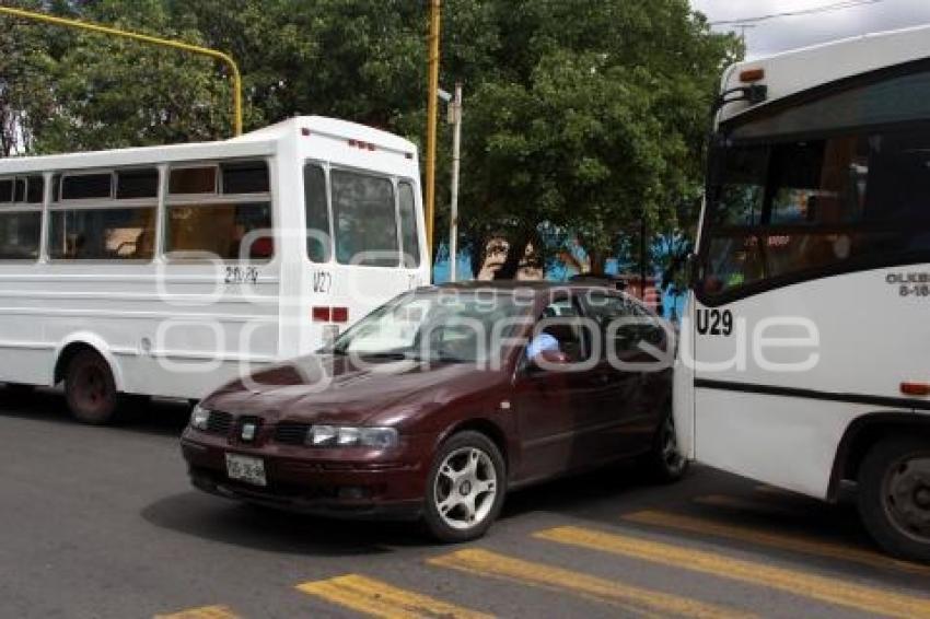 TRÁFICO POR OBRA BULEVAR 5 DE MAYO