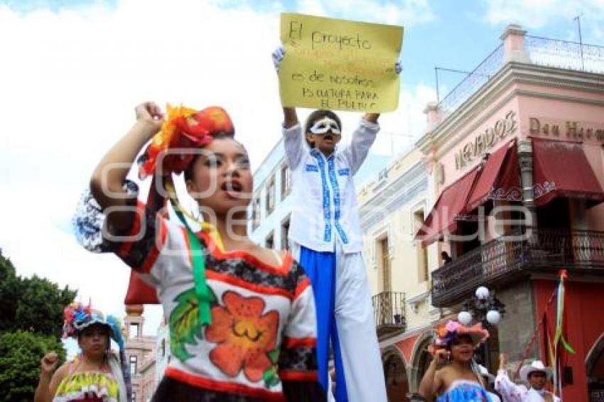 MANIFESTACIÓN ESTUDIANTES FNERRR