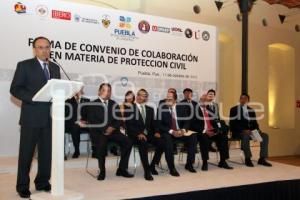 CONVENIO COLABORACIÓN SRIA DE GOBIERNO UNIVERSIDADES PROTECCIÓN CIVIL