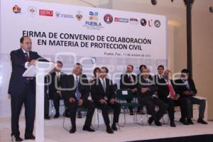 CONVENIO COLABORACIÓN SRIA DE GOBIERNO UNIVERSIDADES PROTECCIÓN CIVIL