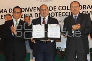 CONVENIO COLABORACIÓN SRIA DE GOBIERNO UNIVERSIDADES PROTECCIÓN CIVIL