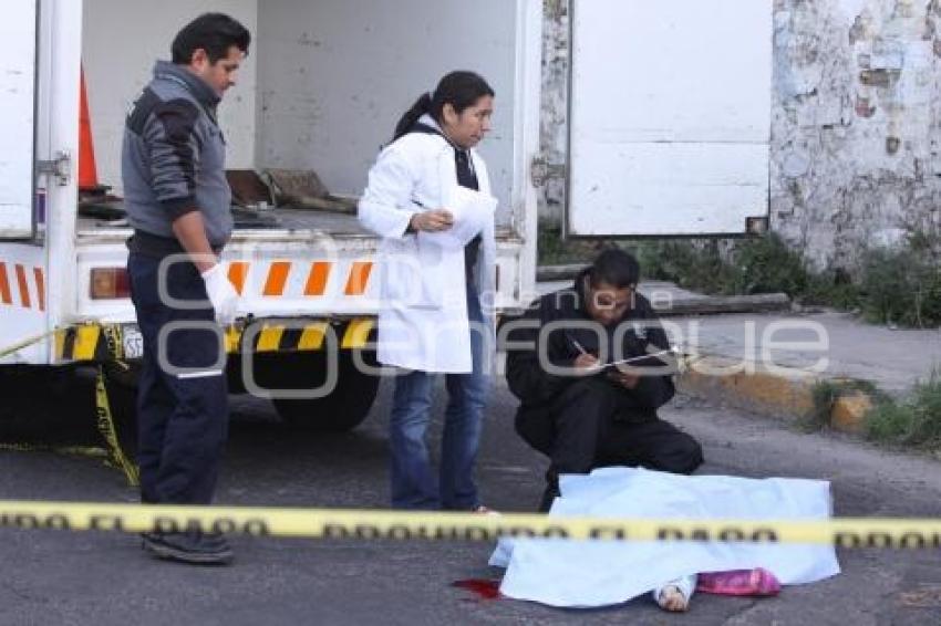 MUJER ATROPELLADA POR TRANSPORTE PÚBLICO