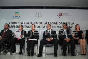 FORO CULTURA LEGALIDAD DE LA REFORMA LABORAL