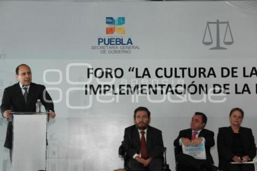 FORO CULTURA LEGALIDAD DE LA REFORMA LABORAL
