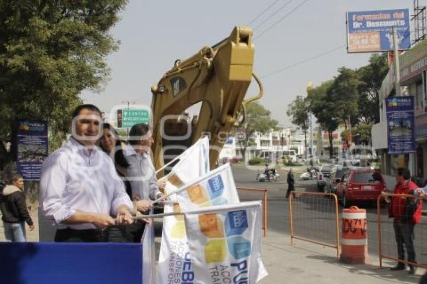 INICIAN OBRAS VIADUCTO BULEVARES CARLOS CAMACHO ESPÍRITU Y 5 DE MAYO