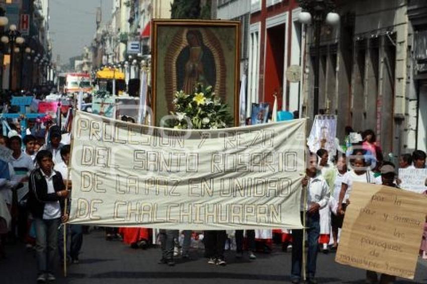 PEREGRINACIÓN POR LA PAZ DE CHALCHIHUAPAN