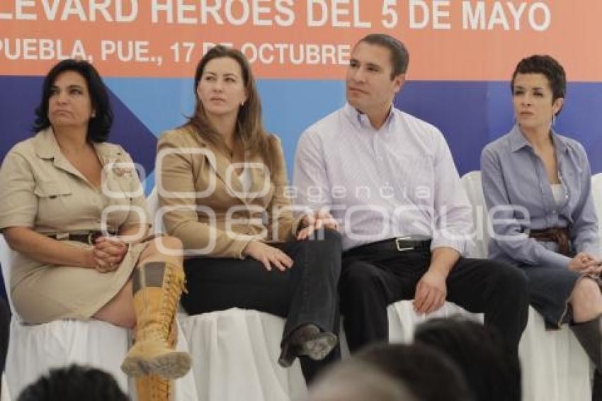 INICIAN OBRAS VIADUCTO BULEVARES CARLOS CAMACHO ESPÍRITU Y 5 DE MAYO