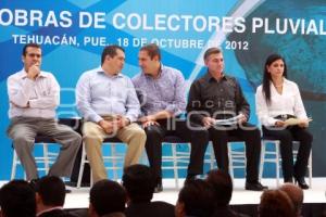 INICIO DE OBRAS DE COLECTOR PLUVIAL EN TEHUACÁN