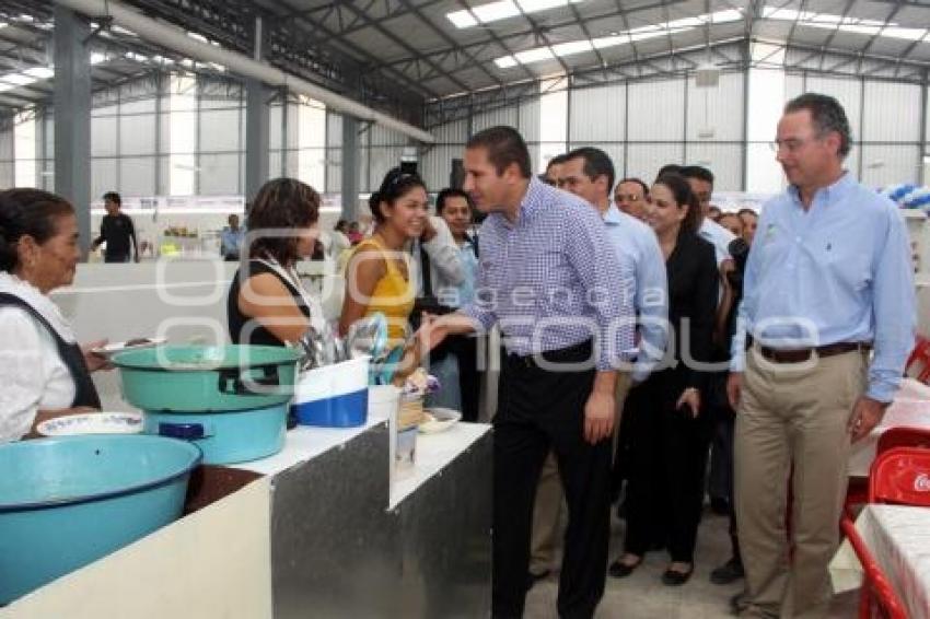 INAUGURA GOBERNADOR MERCADO 16 DE MARZO