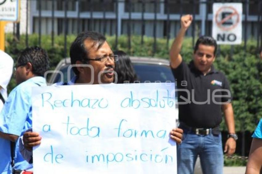 MANIFESTACIÓN FRENTE A LA SECRETARÍA DE TRABAJO