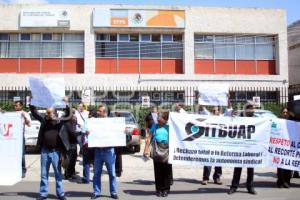 MANIFESTACIÓN FRENTE A LA SECRETARÍA DE TRABAJO