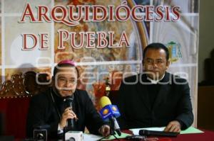 RUEDA DE PRENSA ARQUIDIOCESIS DE PUEBLA