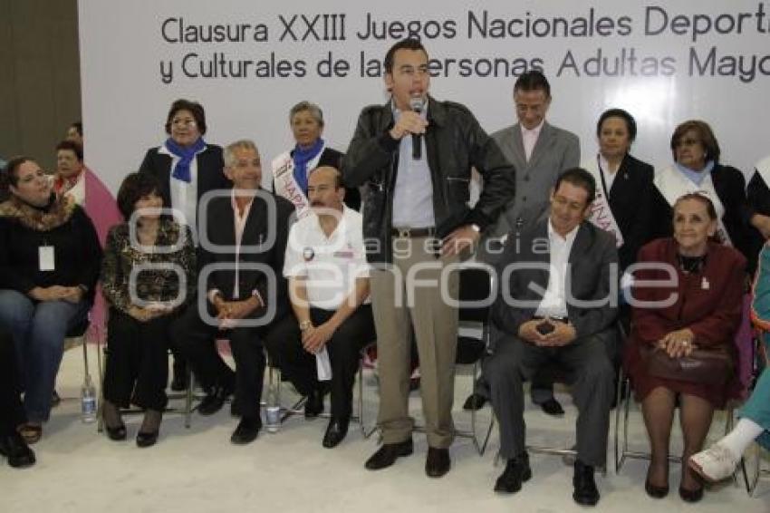 CLAUSURA JUEGOS NACIONALES PERSONAS ADULTAS MAYORES