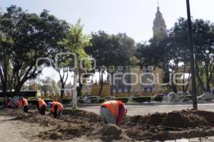 OBRAS EN SAN PEDRO CHOLULA