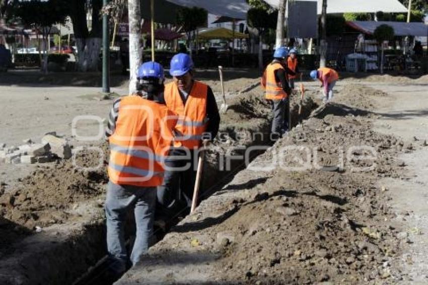 OBRAS EN SAN PEDRO CHOLULA