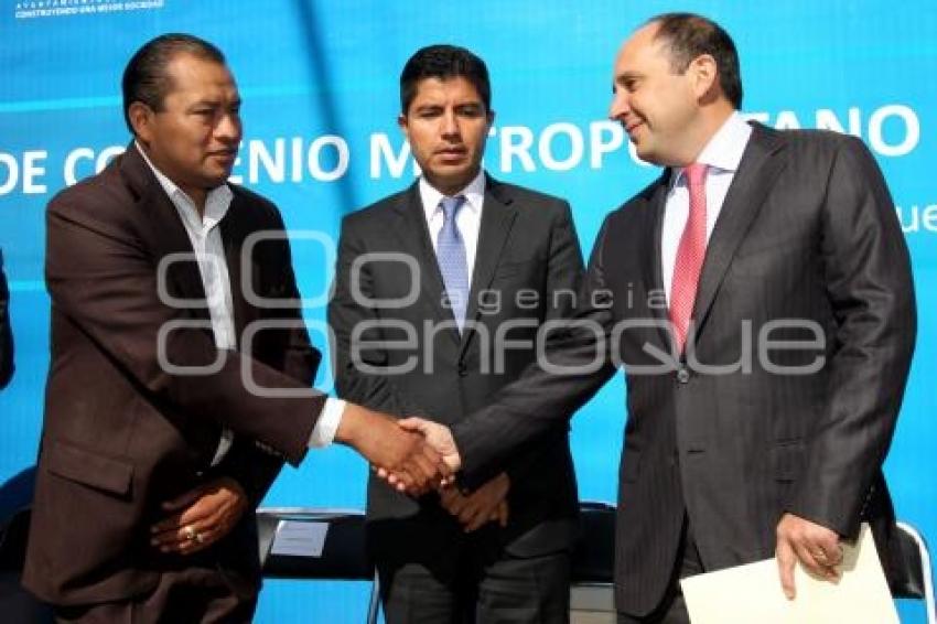 FIRMA DE CONVENIO METROPOLITANO DE PROTECCIÓN CIVIL