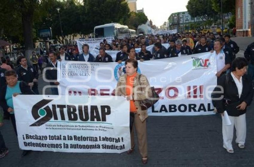 MARCHA CONTRA REFORMA LABORAL