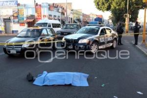 ATROPELLADO . TRANSPORTE PÚBLICO