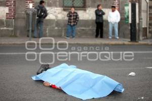 ATROPELLADO . TRANSPORTE PÚBLICO