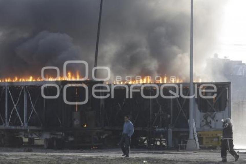 INCENDIO EN GASERA