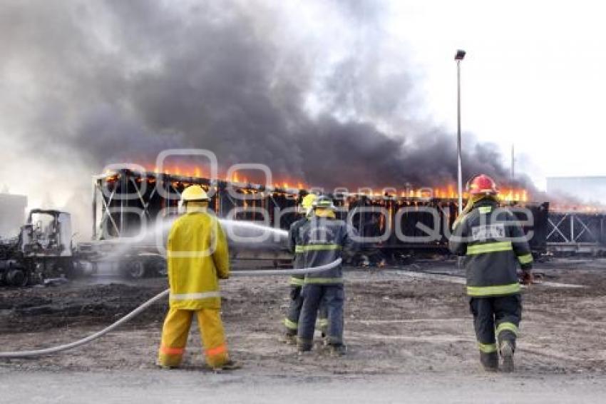 INCENDIO EN GASERA