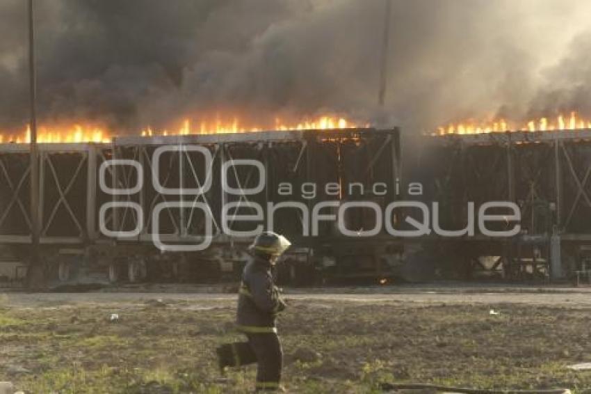 INCENDIO EN GASERA