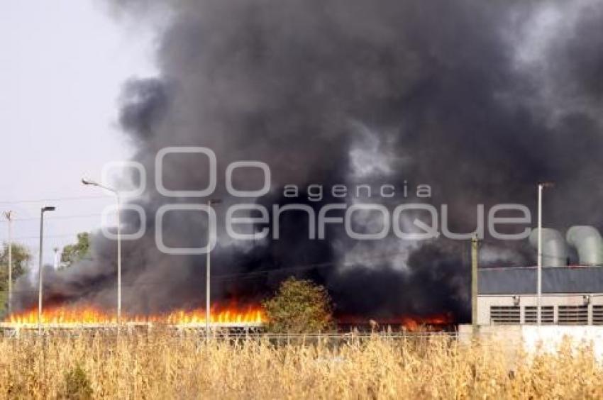 INCENDIO EN GASERA