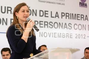 PRIMERA FERIA DE INTEGRACIÓN PARA PERSONAS CON DISCAPACIDAD