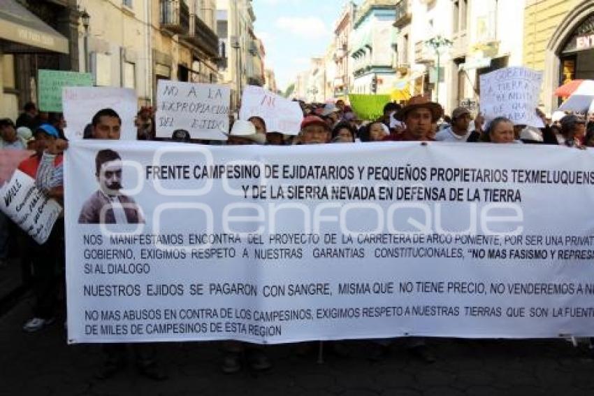 MANIFESTACIÓN EN CONTRA DEL ARCO ORIENTE