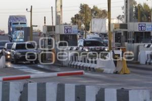TRÁFICO EN CASETA AMOZOC