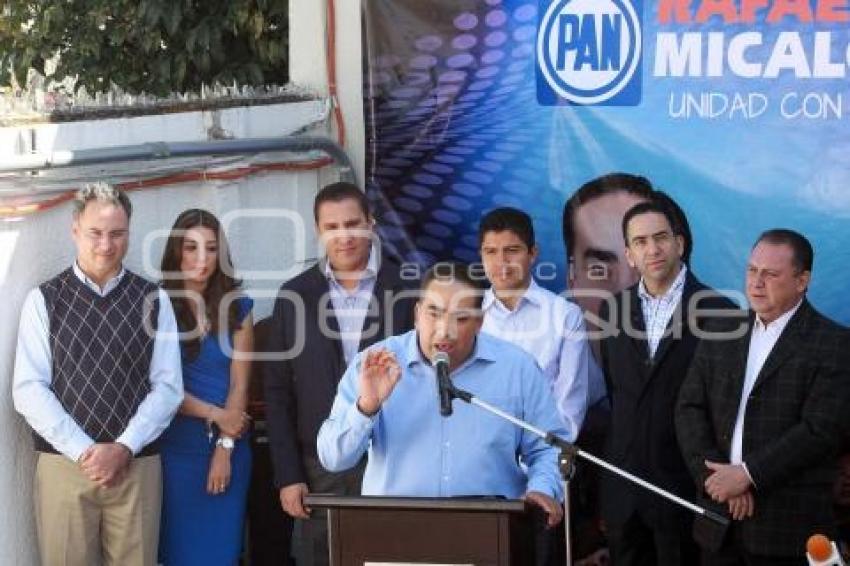 MICALCO SE REGISTRÓ COMO ASPIRANTE A DIRIGENTE DEL PAN