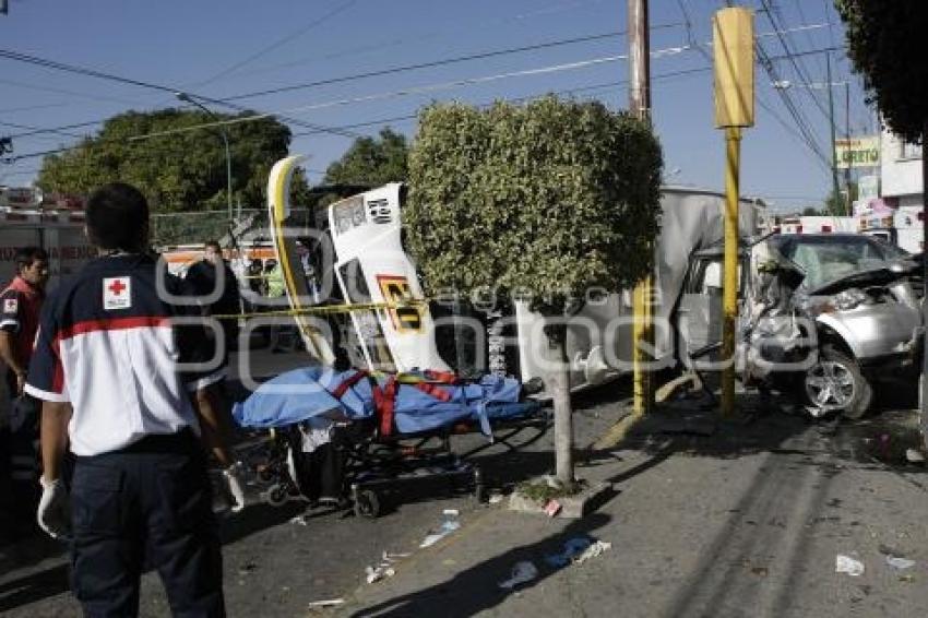 ACCIDENTE TRANSPORTE PÚBLICO