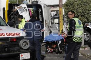 ACCIDENTE TRANSPORTE PÚBLICO