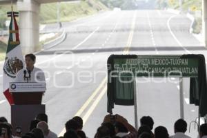 INAUGURA FELIPE CALDERÓN TRAMO CARRETERO