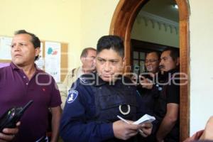 PRESENCIA POLICIACA EN EL SINDICATO DEL IMSS