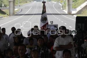 INAUGURACIÓN TRAMO CARRETERO AUTOPISTA MÉXICO TUXPAN