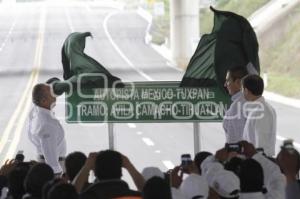 INAUGURA FELIPE CALDERÓN TRAMO CARRETERO