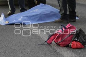 MUERE MUJER ATROPELLADA FEDERAL A TLAXCALA