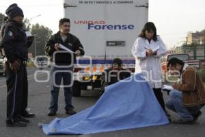 MUERE MUJER ATROPELLADA FEDERAL A TLAXCALA