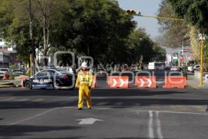 CIERRE DE BULEVAR 5 DE MAYO POR PAVIMENTACIÓN