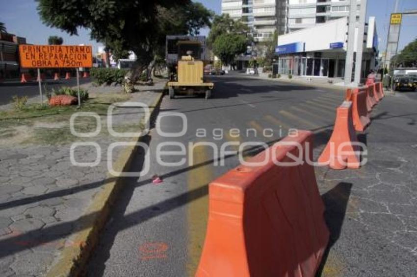 CIERRE DE BULEVAR 5 DE MAYO POR PAVIMENTACIÓN