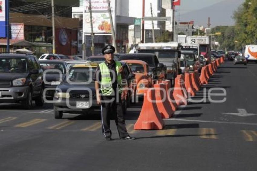 CIERRE DE BULEVAR 5 DE MAYO POR PAVIMENTACIÓN