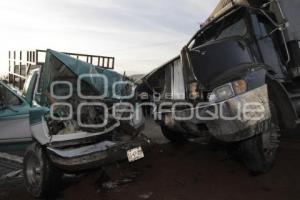 CHOQUE CON SALDO FATAL EN AUTOPISTA