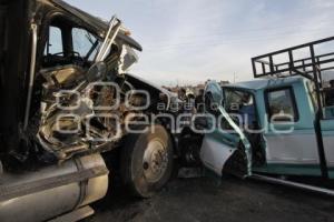CHOQUE CON SALDO FATAL EN AUTOPISTA