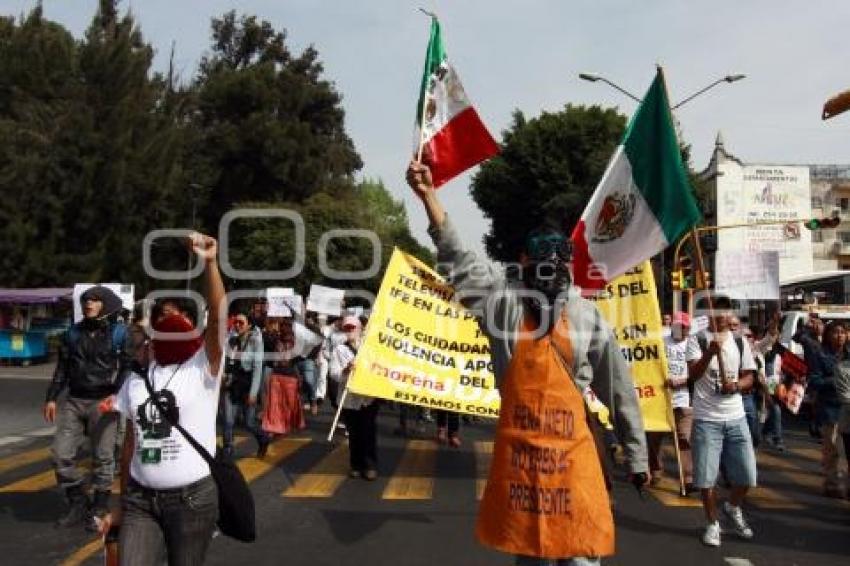 MANIFESTACIÓN EN CONTRA DE PEÑA NIETO