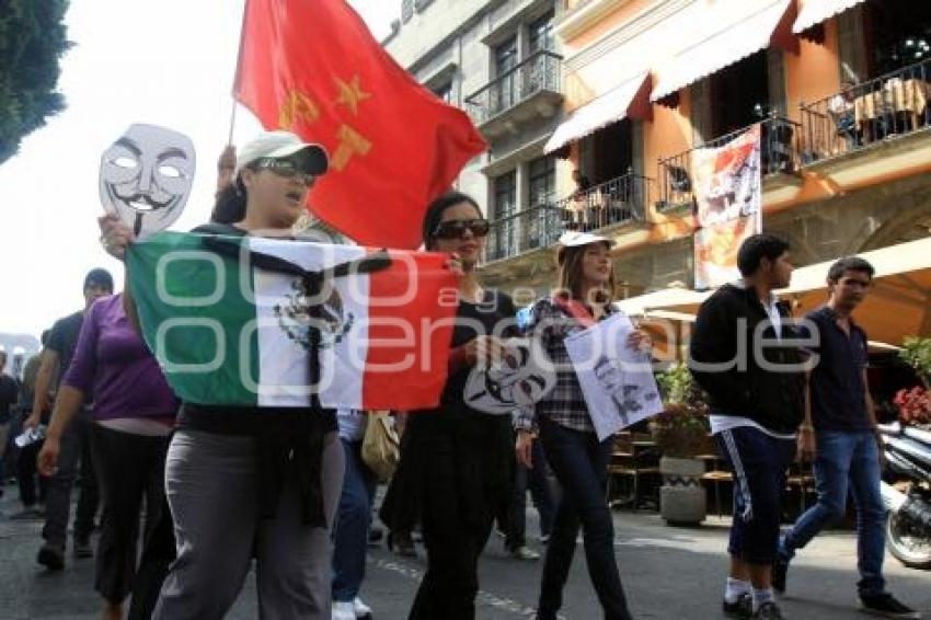 MANIFESTACIÓN EN CONTRA DE PEÑA NIETO