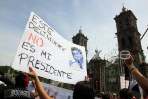 MANIFESTACIÓN EN CONTRA DE PEÑA NIETO