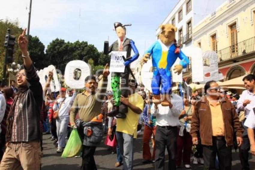 MANIFESTACIÓN EN CONTRA DE PEÑA NIETO