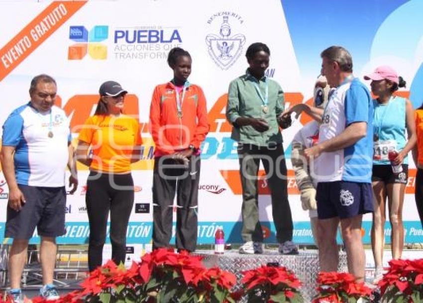 MARATÓN DE LA PAZ PUEBLA 2012