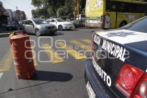 CIERRES POR MARATÓN DE LA PAZ
